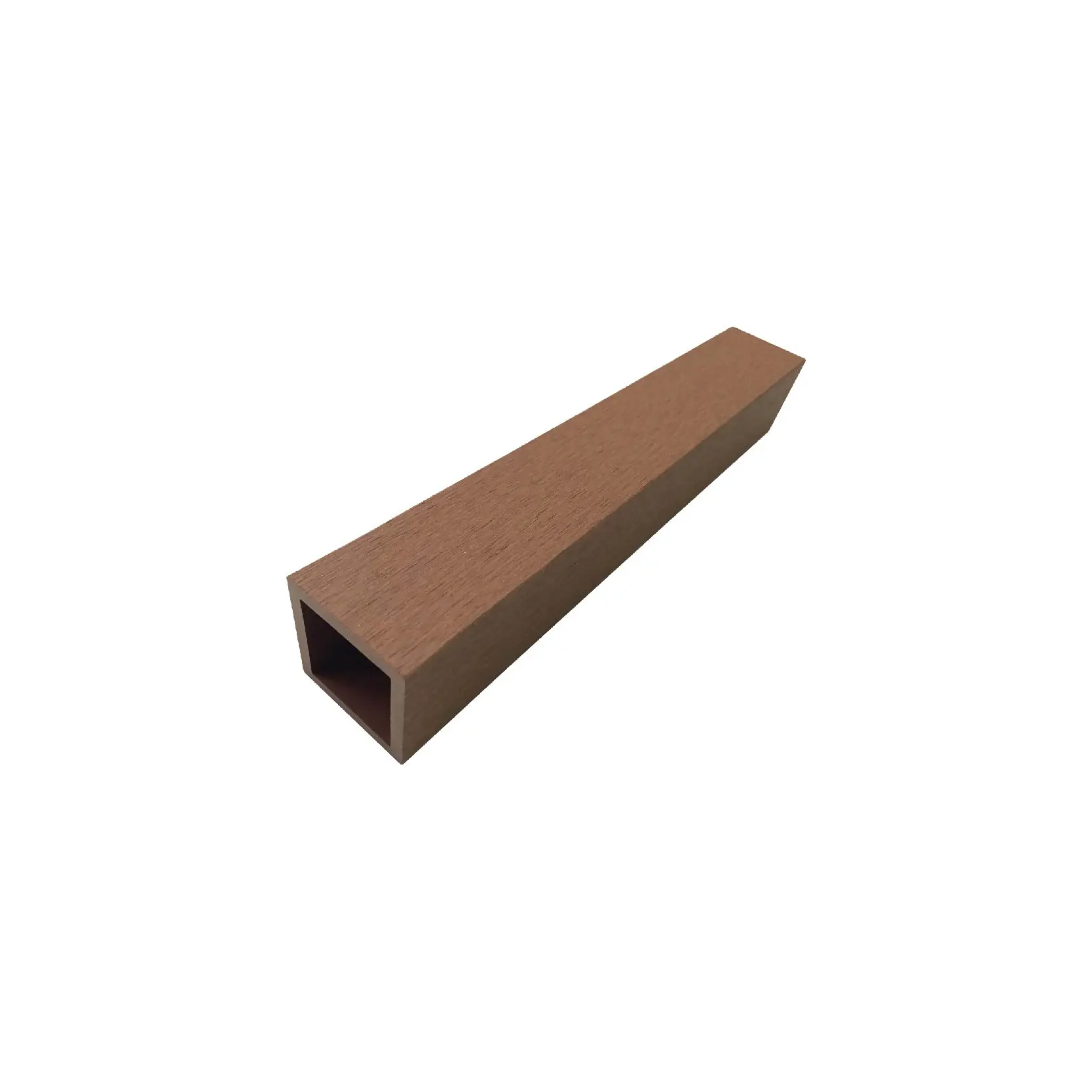 EVOWOOD HOLLOW COLUMN HEY0522-YT-HR003 P4D TEAK WPC HANDRAIL SQUARE